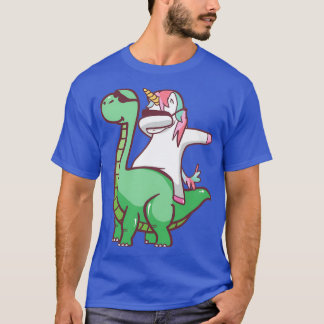 Dabbing Unicorn And Dinosaur T T-Shirt