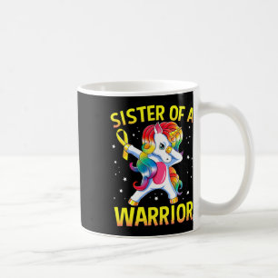 Dabbing Unicorn Childhood Cancer Awareness Proud S Coffee Mug