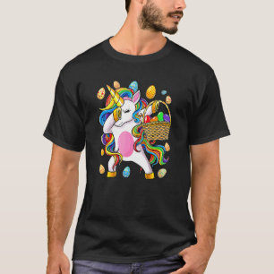 Dabbing Unicorn Dab Egg Hunt Unicorn Easter Day Gi T-Shirt