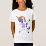 Dabbing Unicorn - Dancing Rainbow Unicorn Gifts T-Shirt<br><div class="desc">Rainbow Unicorns trendy dab dance for unicorn squad or unicorn lovers who love magical fantasy creatures and mythical costume party. A great gift for all dabbing unicorn lovers, for adults and kids who loves mythical animal creatures, give it as a gift to your daughter, son, dad, mom, or friends. This...</div>