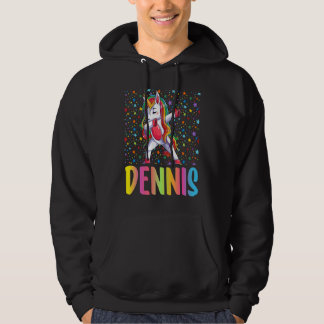 Dabbing Unicorn Dennis Hoodie