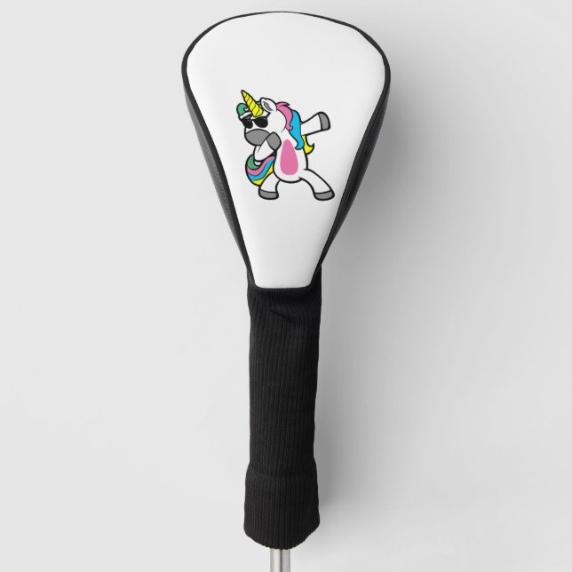 Dabbing Unicorn                       Golf Head Cover (Front)