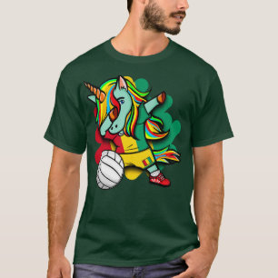 Dabbing Unicorn Guinea Volleyball Fans Jersey Guin T-Shirt
