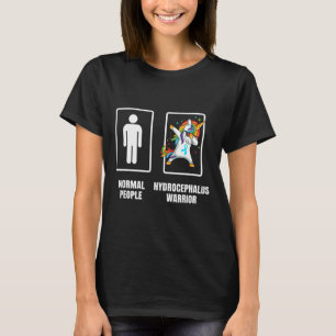 Dabbing Unicorn Hydrocephalus Warrior Survivor Get T-Shirt