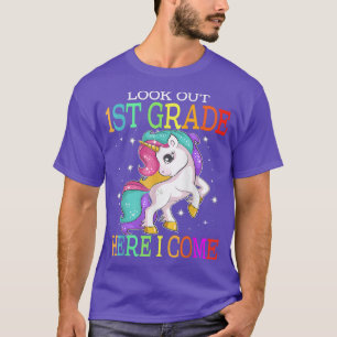 Dabbing Unicorn I'm Ready To Crush 1st Grade T-Shirt