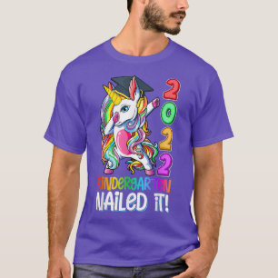 Dabbing Unicorn Kindergarten Graduation Cap Gown G