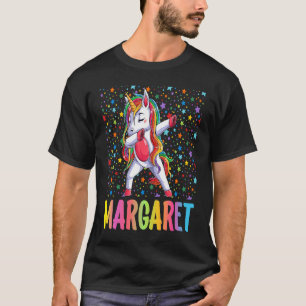 Dabbing Unicorn Margaret T-Shirt