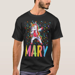 Dabbing Unicorn Mary T-Shirt