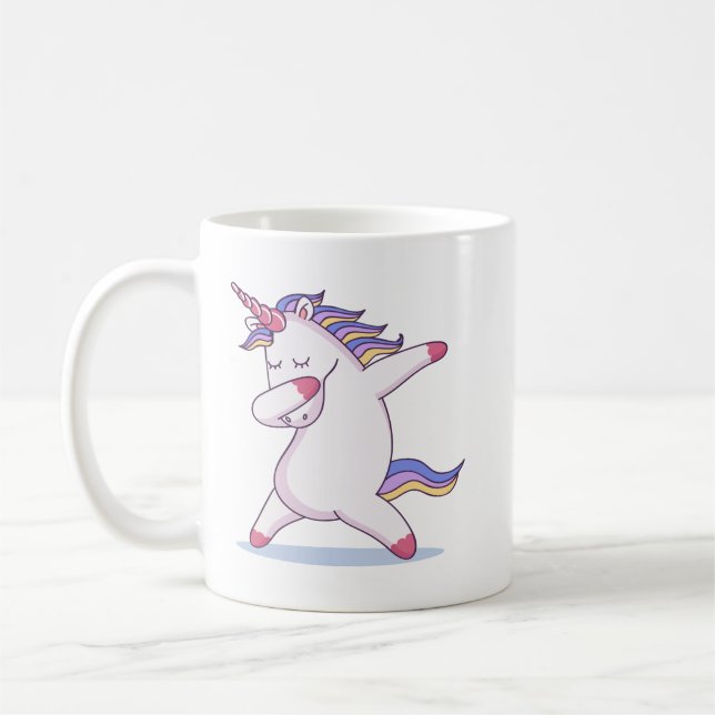 Dabbing Unicorn Mug (Left)