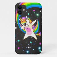 Dabbing Unicorn Neon Glow iPhone SE/5/5s Case