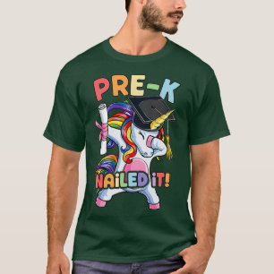 Dabbing Unicorn Pre-K Graduation Class Of 2021 T-Shirt