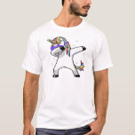Dabbing Unicorn T-Shirt<br><div class="desc">search bizzle for more designs or 
www.bizzleapparel.spreadshirt.com
www.bizzleapparel/zazzle.com</div>