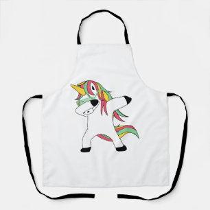 Dabbing Unicorn Unicorn  Apron