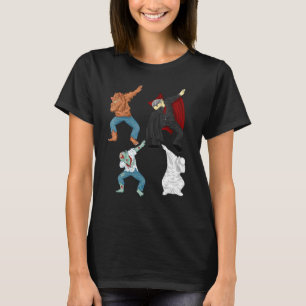 Dabbing Werewolf Zombie Vampire Ghost Halloween Co T-Shirt