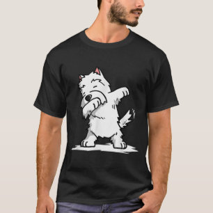 Dabbing Westie Funny West Highland White Terrier  T-Shirt
