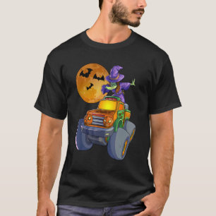Dabbing Witch Costume Halloween Monster Truck Hall T-Shirt