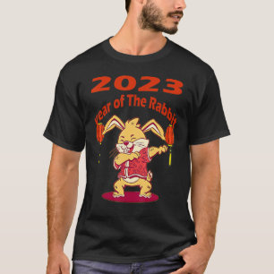 Dabbing Year Of The Rabbit Happy Chinese New Year T-Shirt