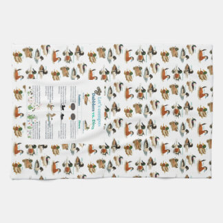 Dabblers vs. Divers Kitchen Towel with background