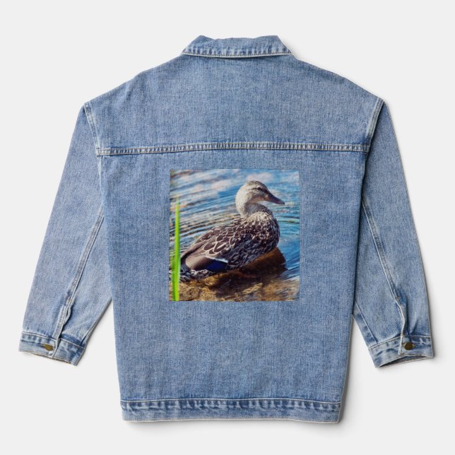 Dabbling Ripples Denim Jacket (Back)