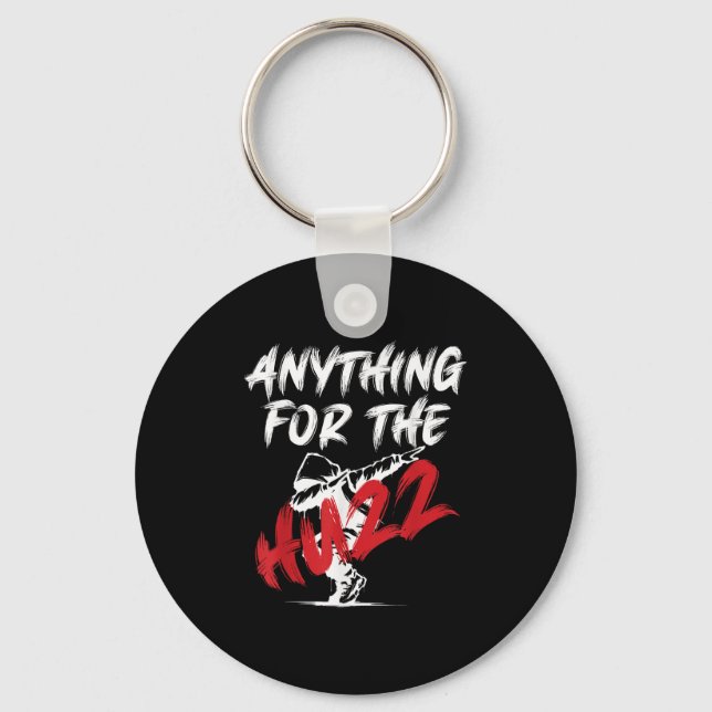 Dabing Rizzler Funny Meme Brainrot Huzz Slang - Un Keychain (Front)