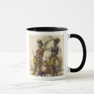 Dabiyaki and Upapazi, Zulu Boys in Dancing Dress, Mug