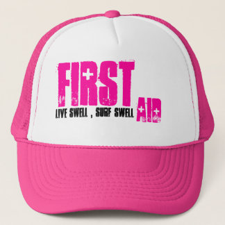 D'abord, aide, casquette de surf de filles
