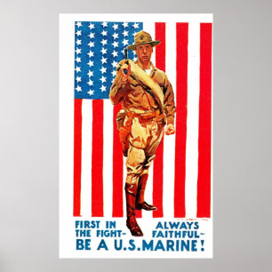 D'abord dans le combat - affiche