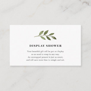 D'accompagnement Afficher la carte d'insertion de Baby shower