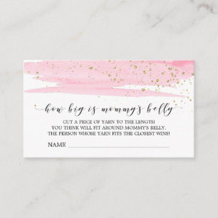 D'accompagnement Aquarelle rose à quel point la taille est la carte