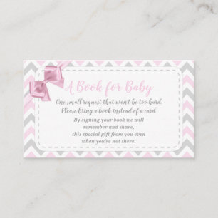 D'accompagnement Baby Girl Pink Bow Apportez Une Carte De Livre Dou