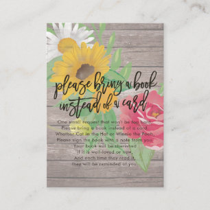 D'accompagnement Baby shower Apportez un livre au lieu d'une carte