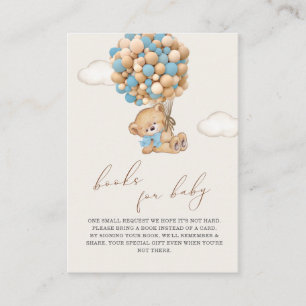 D'accompagnement Baby shower Teddy Bear Demande de carte de boîtier