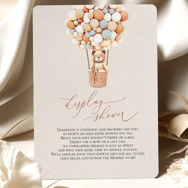 D'accompagnement Ballons d'ours bleu Afficher la carte de boîtier d (Créateur téléchargé)