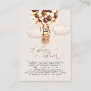 D'accompagnement Balloons à oreilles Brown Afficher la carte de boî