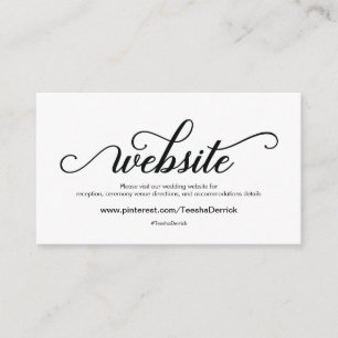 D'accompagnement Beautiful Mariage Website Details Carte de boîtier