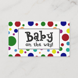 D'accompagnement Bébé en route ! Carte de liste de cadeaux à points