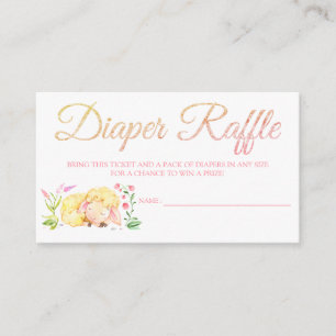 D'accompagnement Billets de carte de rabat pour Baby shower