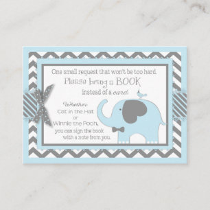 D'accompagnement Blue Elephant Bird Apportez une carte de livre