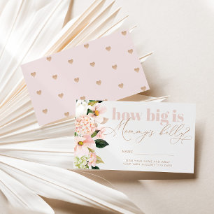 D'accompagnement Blush rose quelle est la taille de la carte ventre