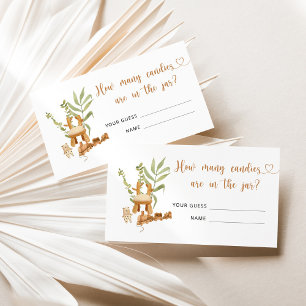D'accompagnement Boho nursery combien de bonbons carte de boîtier