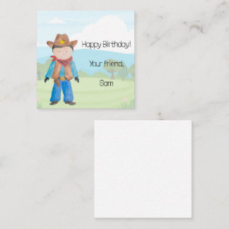 D'accompagnement Boîtier de carte cadeau Cowboy