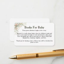 Carte à insérer Baby In Bloom Books for Baby