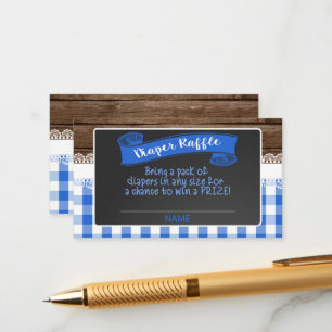 D'accompagnement Carte à rabat Q pour bébé - Bleu