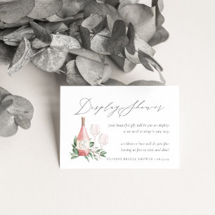 D'accompagnement Carte cadeau Fête des mariées vin rosé