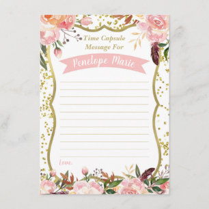D'accompagnement Carte Capsule Heure Anniversaire