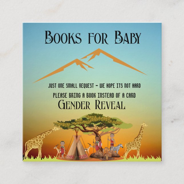 D'accompagnement Carte d'annonce de Wildlife Mountain (Devant)