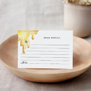 D'accompagnement Carte de Baby shower CALLA Honey Bee Time Capsule