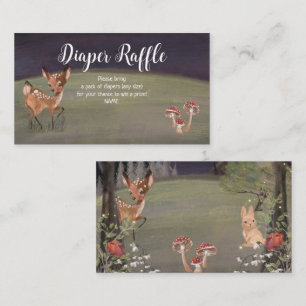 D'accompagnement Carte de Baby shower de papier à feuillu enchantée