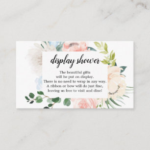 D'accompagnement Carte de Baby shower Fleur Jolie Floral Display