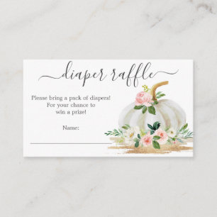 D'accompagnement Carte de Baby shower petit Citrouille à couches ro